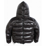 New unisex glossy nylon padded winter jacket wet look puffer down jacket DJ1094h