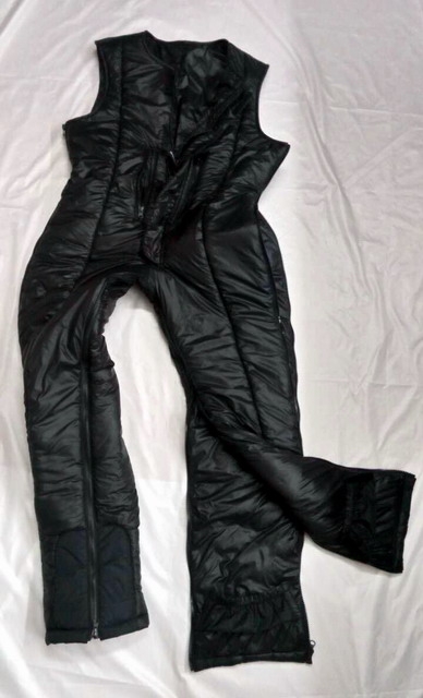 shiny nylon jumpsuit