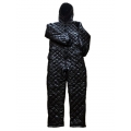 New unisex shiny nylon wet look winter jumpsuit snow suit S - 5XL