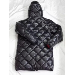 New unisex shiny nylon winter jacket wet look down jacket diamond quilting