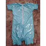 New shiny PU wet look adult baby diaper suit romper New shiny PU wet look adult baby diaper suit romper