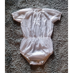 New shiny nylon wet look adult baby diaper suit rompers BD2067-1S