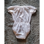 New shiny nylon wet look adult baby diaper suit rompers BD2067-1S