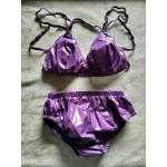 New shiny nylon wet look bras underwear