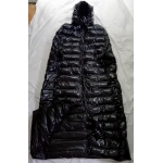 New wet look shiny nylon down cloak winter cape