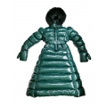 New shiny nylon wet look winter coat down dress DC2065 customized