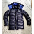 New shiny nylon wet look winter coat down jacket DJ2088 customized