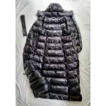 New wet look shiny nylon winter vest dress down vest dress DR2085b