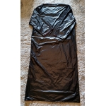 New shiny nylon wet look Djellaba long robe reversible