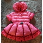 New 2 in 1 shiny nylon wet look down skirt romper winter dress DR2102