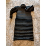 New shiny silky fabric winter coat down dress DR3011