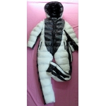 New unisex shiny nylon winter overalls wet look down suit 4 ways wear customized