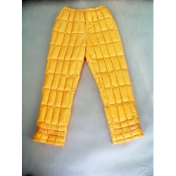 New unisex shiny nylon down pants wet look puffa winter pants M - 3XL