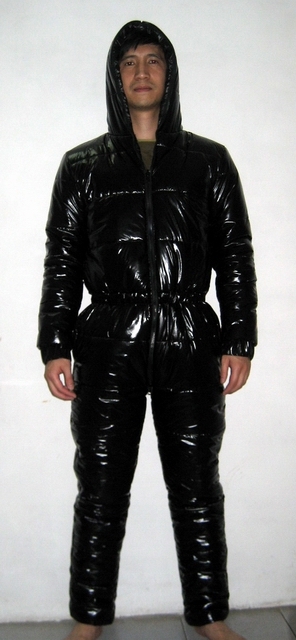 New unisex shiny nylon wet look ski overalls ski suit sport jumsuit ...