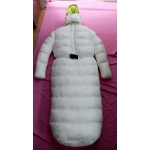 New shiny nylon wet look overfilled sleeping bag winter overalls custom made