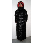 New unisex shiny nylon winter parka down parka wet look winter coat down coat M - 3XL