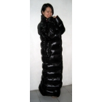 New unisex shiny nylon winter parka down parka wet look winter coat down coat M - 3XL