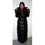 New unisex shiny nylon winter parka down parka wet look winter coat down coat M - 3XL