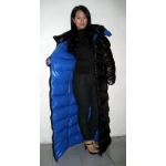New unisex shiny nylon winter parka down parka wet look winter coat down coat M - 3XL