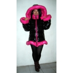New coated shiny nylon wetlook down jacke down coat winter jacket winter coat M - 3XL