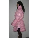 New wet look shiny nylon winter dress down clothing bespoke M - 3XL