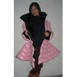 New wet look shiny nylon winter dress down clothing bespoke M - 3XL