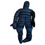 New unisex shiny nylon down overalls wet look down suit masked jumpsuit custom made