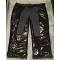New Oversized unisex shiny nylon wet look winter trousers ski pants snowboard pants