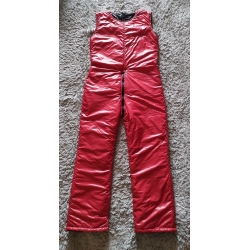 New unisex shiny nylon wet look ski bibs ski jumpsuit SP1047