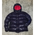 New unisex shiny nylon wet look puffer down jacket quilted winter jacket WJ2236