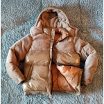 New unisex shiny nylon wet look puffer down jacket quilted winter jacket WJ2238