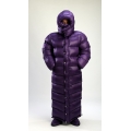 New unisex wet look shiny nylon winter jacket down coat overfilled customized New unisex wet look shiny nylon winter jacket down coat overfilled customized