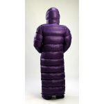 New unisex wet look shiny nylon winter jacket down coat overfilled customized New unisex wet look shiny nylon winter jacket down coat overfilled customized