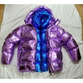 New unisex wet look shiny nylon winter jacket down jacket WJ2252 New unisex wet look shiny nylon winter jacket down jacket WJ2252