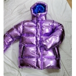 New unisex wet look shiny nylon winter jacket down jacket WJ2252