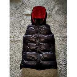 New unisex shiny nylon quilted winter vest wet look puffer down waistcoat WV2225