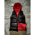 New unisex shiny nylon quilted winter vest wet look puffer down waistcoat WV2225
