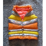 New unisex shiny nylon quilted winter vest wet look puffer down waistcoat WV2227