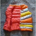 New unisex shiny nylon quilted winter vest wet look puffer down waistcoat WV2227