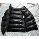 New unisex shiny nylon quilted winter vest wet look puffer down waistcoat WV2251