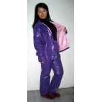 New wet look shiny nylon pajama sleepwear nightwear bespoke M - 3XL