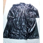 New shiny nylon barber gown wet look salon hair cape