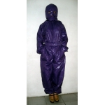 New shiny nylon wet look overalls jumpsuit with mask custom made S - 5XL