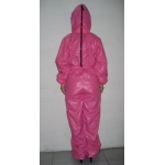 New shiny nylon wet look overalls jumpsuit with mask custom made S - 5XL