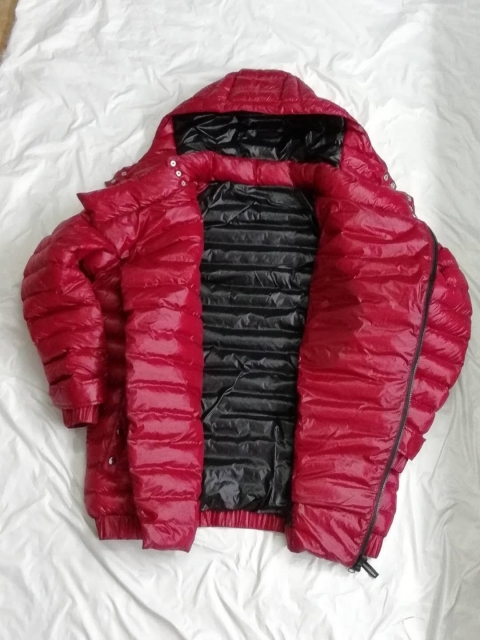 New shiny nylon wet look winter jacket down jacket DJ3034