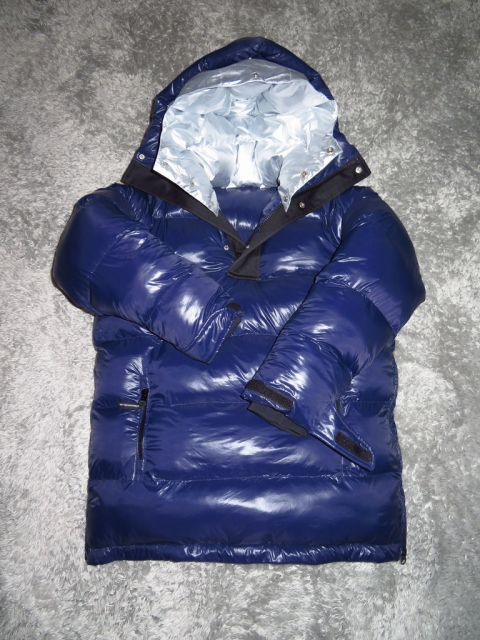 New unisex shiny nylon down pullover winter pullover M-3XL