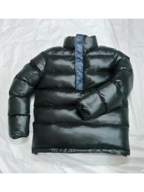 New unisex shiny nylon down pullover winter reversible pullover M-3XL