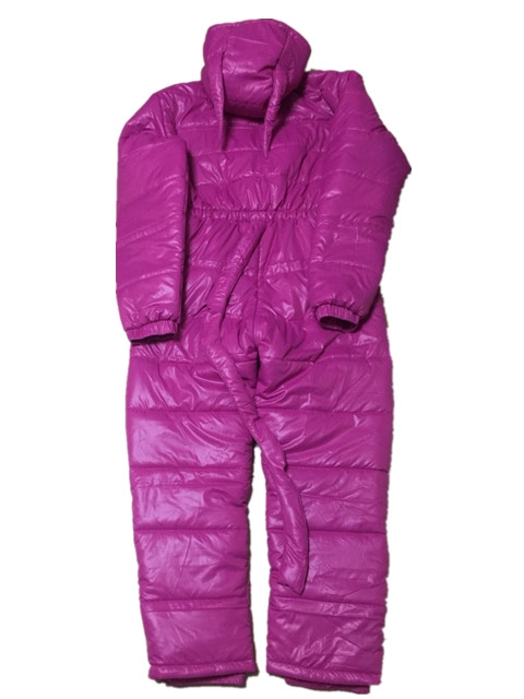 New unisex shiny nylon wet look winter jumpsuit cosplay suit bespoke S ...